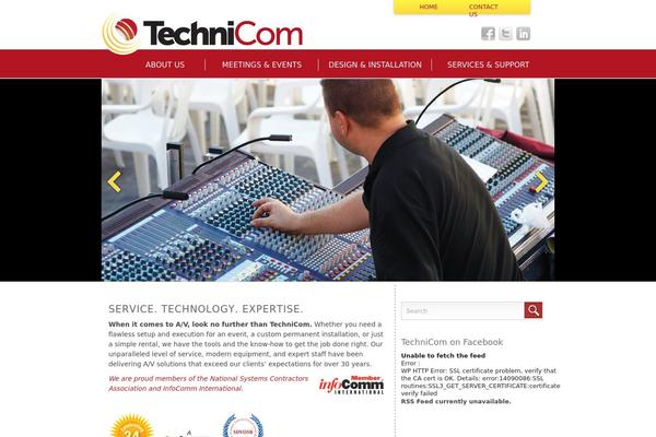 technicomav.com site used Fg-custom
