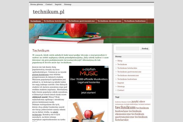 technikum.pl site used Teb