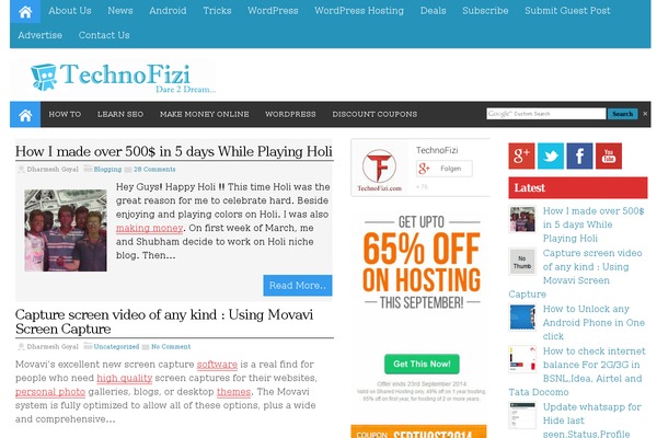 Sydney theme site design template sample