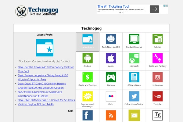 technogog.com site used Grid-pro-child