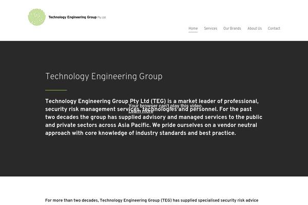 WordPress website example screenshot