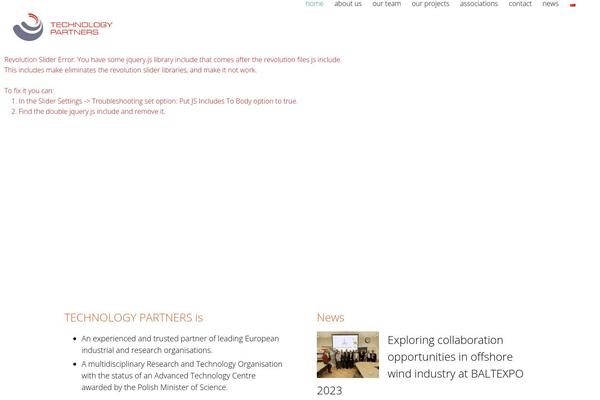 WordPress website example screenshot