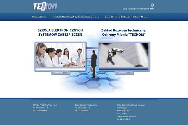 techom.com site used Divi-techom