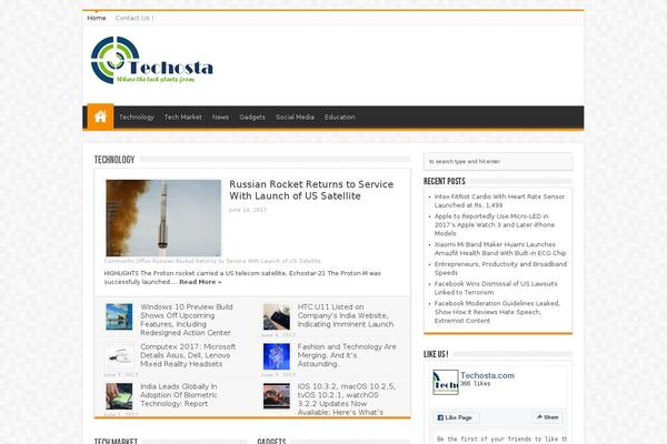 techosta.com site used Sahifa