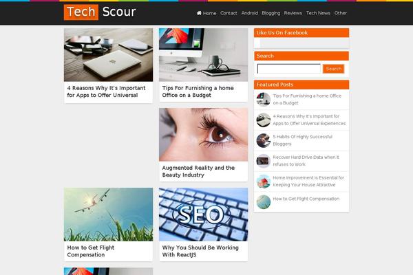 techscour.com site used Techblog