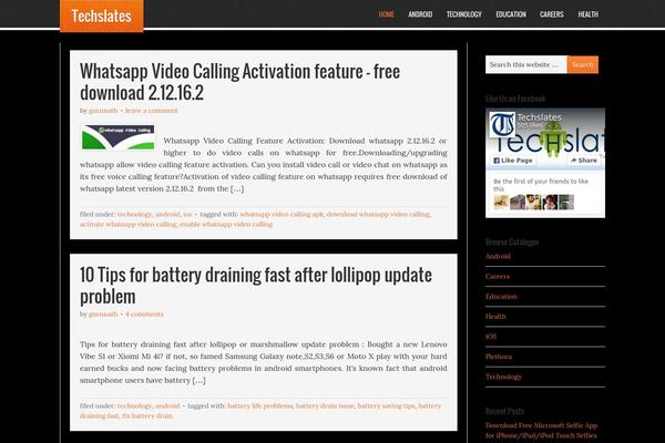 WordPress website example screenshot