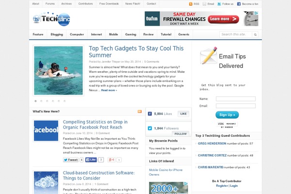 techsling.com site used ZoxPress