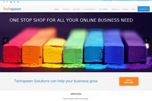 WordPress website example screenshot