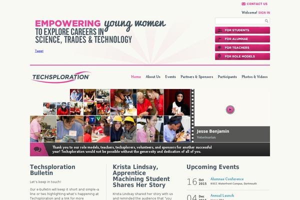 WordPress website example screenshot