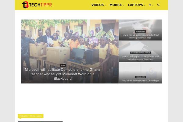WordPress website example screenshot