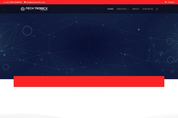 Divi theme site design template sample