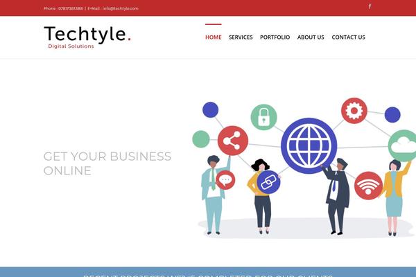 Avada theme site design template sample