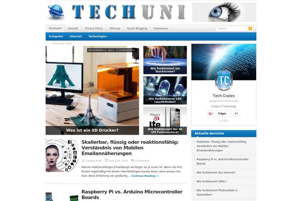 techuni.de site used Technik
