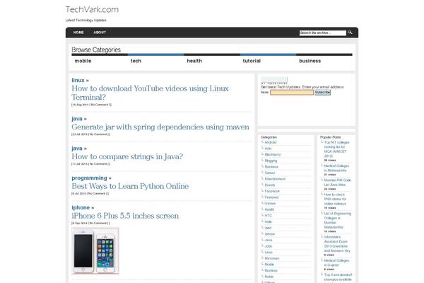 ColorMag theme site design template sample