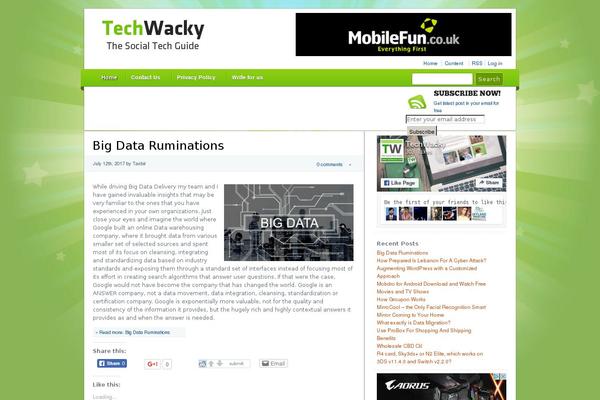WordPress website example screenshot