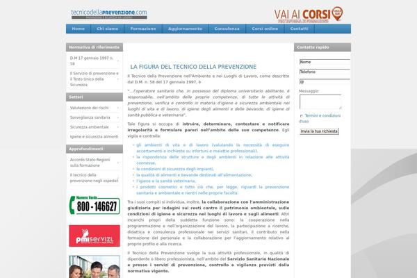 tecnicodellaprevenzione.com site used Tecnicodellaprevenzione