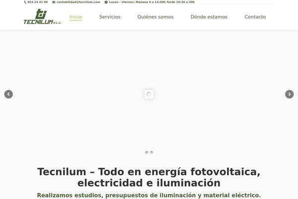 The7 theme site design template sample