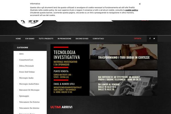 tecnologiainvestigativa.it site used Clickboom-child-theme