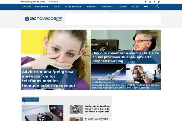 Newspaper theme site design template sample