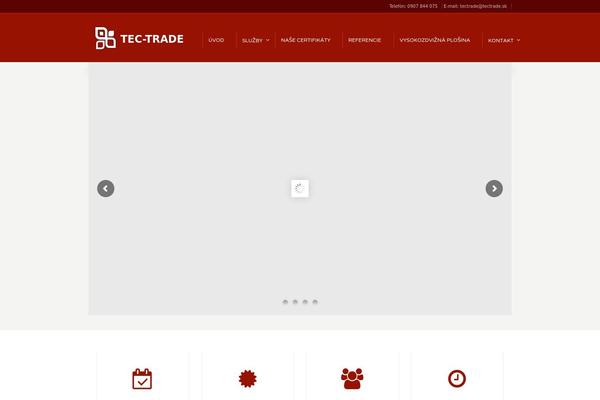 tectrade.sk site used Tectrade