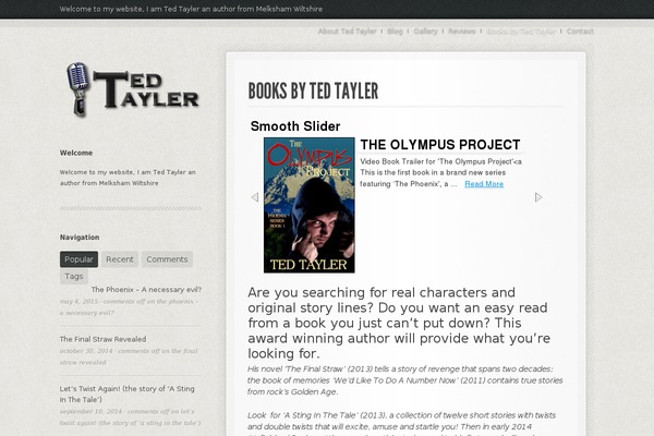 tedtayler.co.uk site used Book