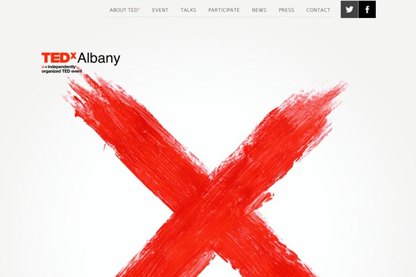 tedxalbany.org site used Tedx