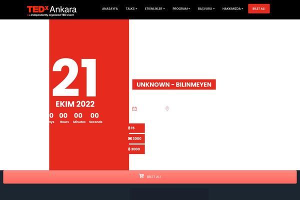 tedxankara.com site used Big-event