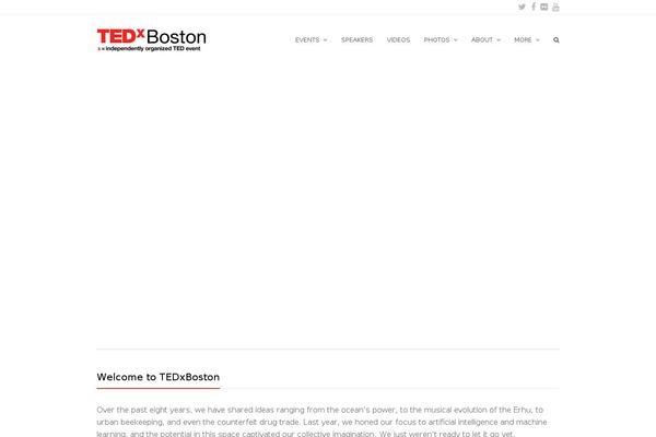 tedxboston.org site used Tedx