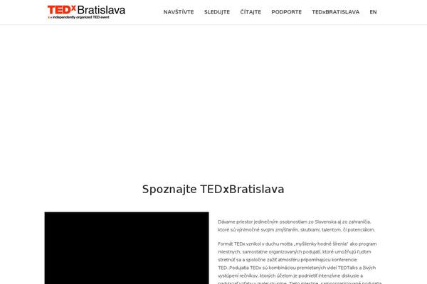 tedxbratislava.sk site used Tedxba