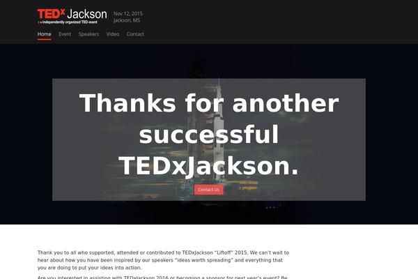 TEDxTheme-develop theme websites examples