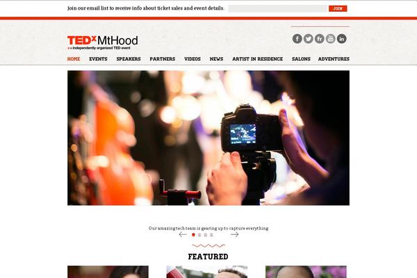 tedxcup theme websites examples