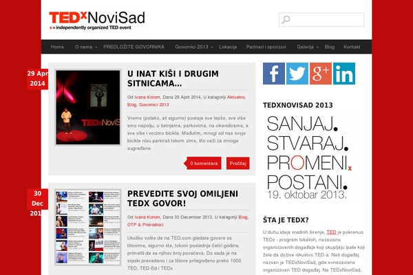 tedxnovisad.com site used Pokatheme