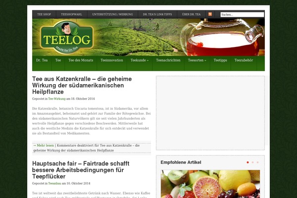 teelog.de site used Tee