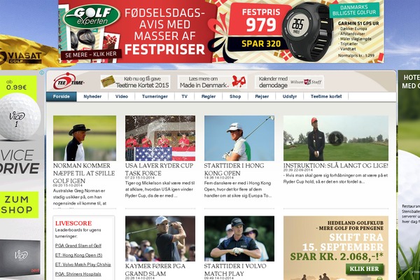 teetime.dk site used Localedition