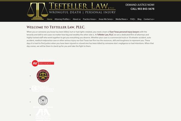 teftellerlaw.com site used Tefteller