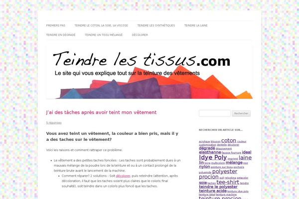 WordPress website example screenshot