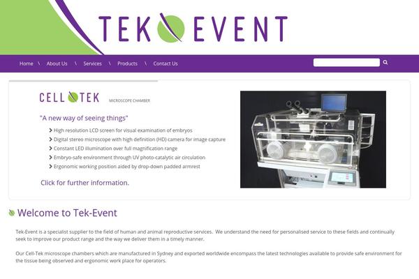 tekevent.com site used Tek-event