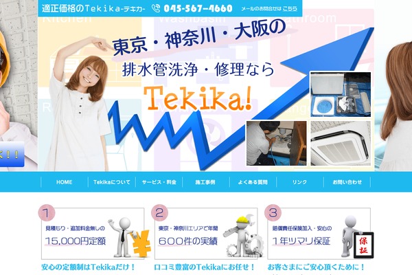 tekika-yokohama.com site used Tekika