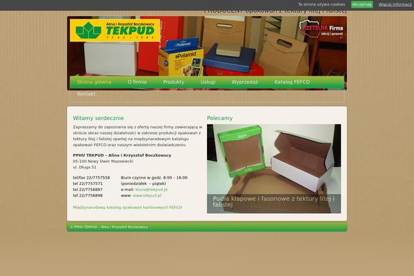 WordPress website example screenshot