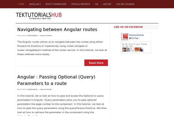WordPress website example screenshot
