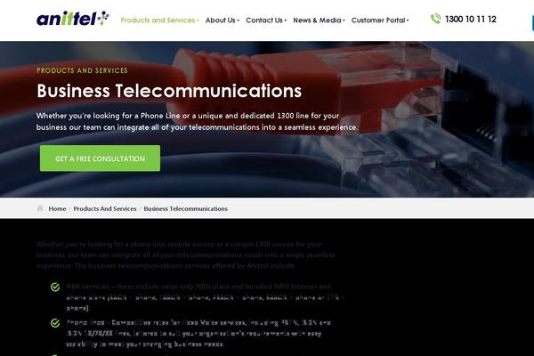 telcogreen.com.au site used Anittel