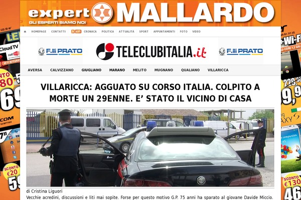 teleclubitalia.it site used Newsmag Child