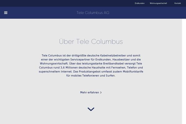 telecolumbus.com site used Tcu2014_with_mobile
