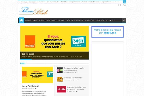 Sahifa theme site design template sample