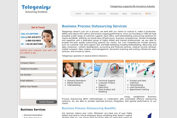 telegenisys.com site used Telegenisys-inc