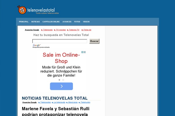 WordPress website example screenshot