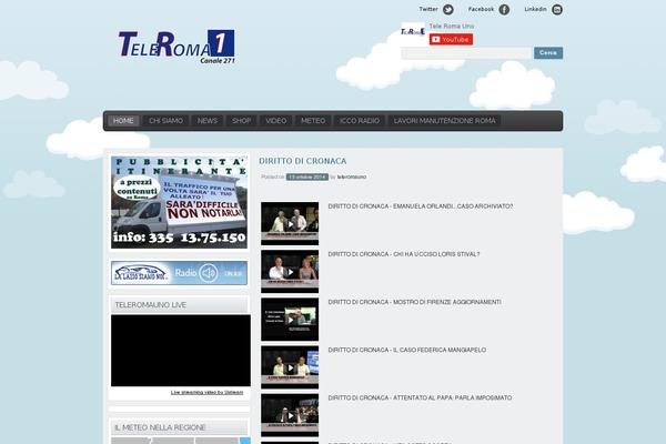 Videostream theme site design template sample