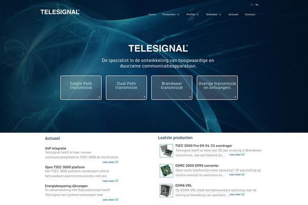 telesignal.com site used Theme001