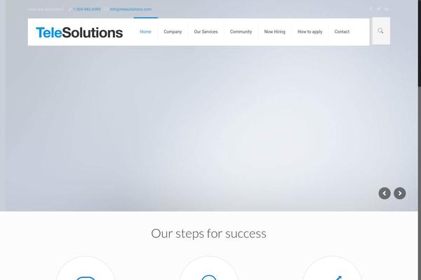 telesolutions.com site used Betheme3