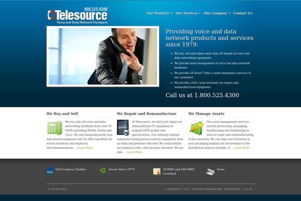 telesourcenet.com site used Metric